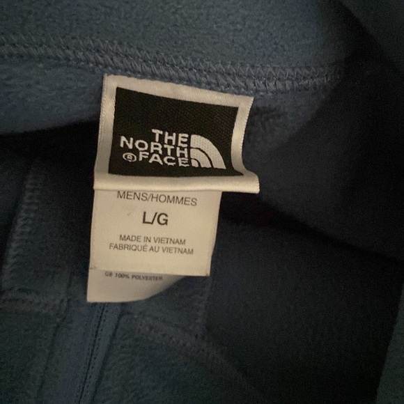 The North Face micro fleece blue pullover - Picture 5 of 6
